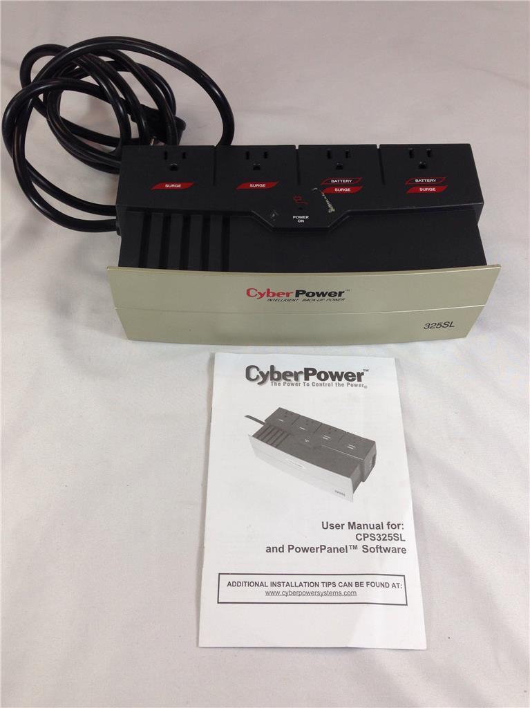 Cyber Power UPS System & Standby CPS325SL And PowerPanel Software