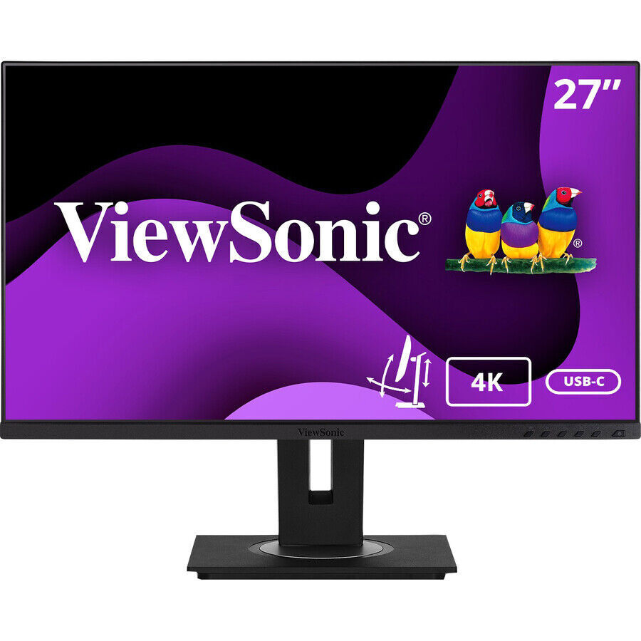 ViewSonic VG2756-4K Monitor 274K UHD USB-C and Built-In Ethernet 3840x2160