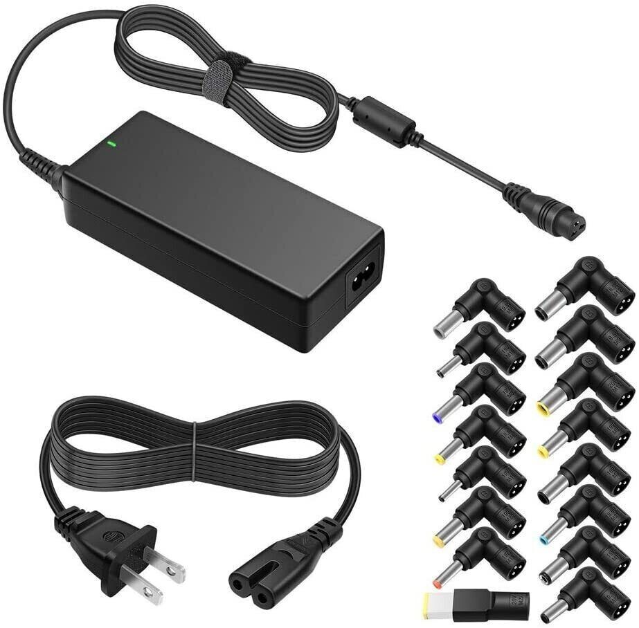 90W Universal Laptop Charger 15-20V W/ Multi-Tips For Samsung DP700A7K NP400B2B
