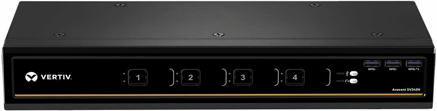 SV340H Vertiv Avocent 4-Port KVM Dual 4K HDMI  Ultra HD WITH 4 cable sets