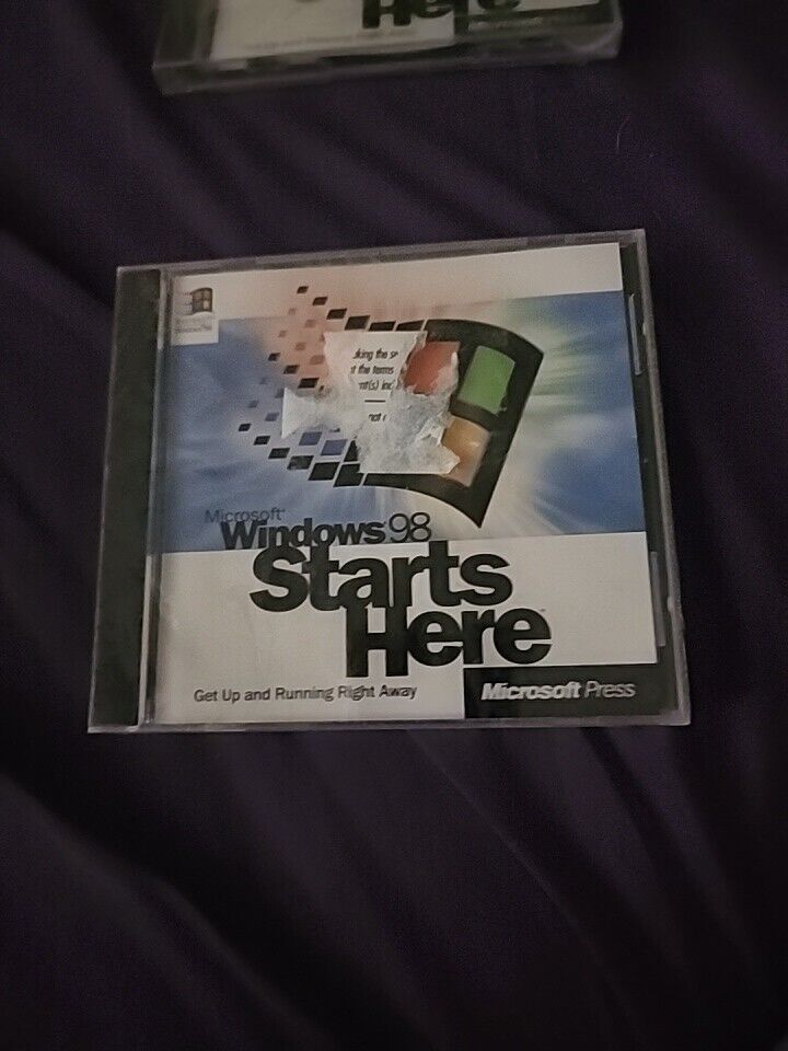 Windows 98 Starts Here CD Brand New