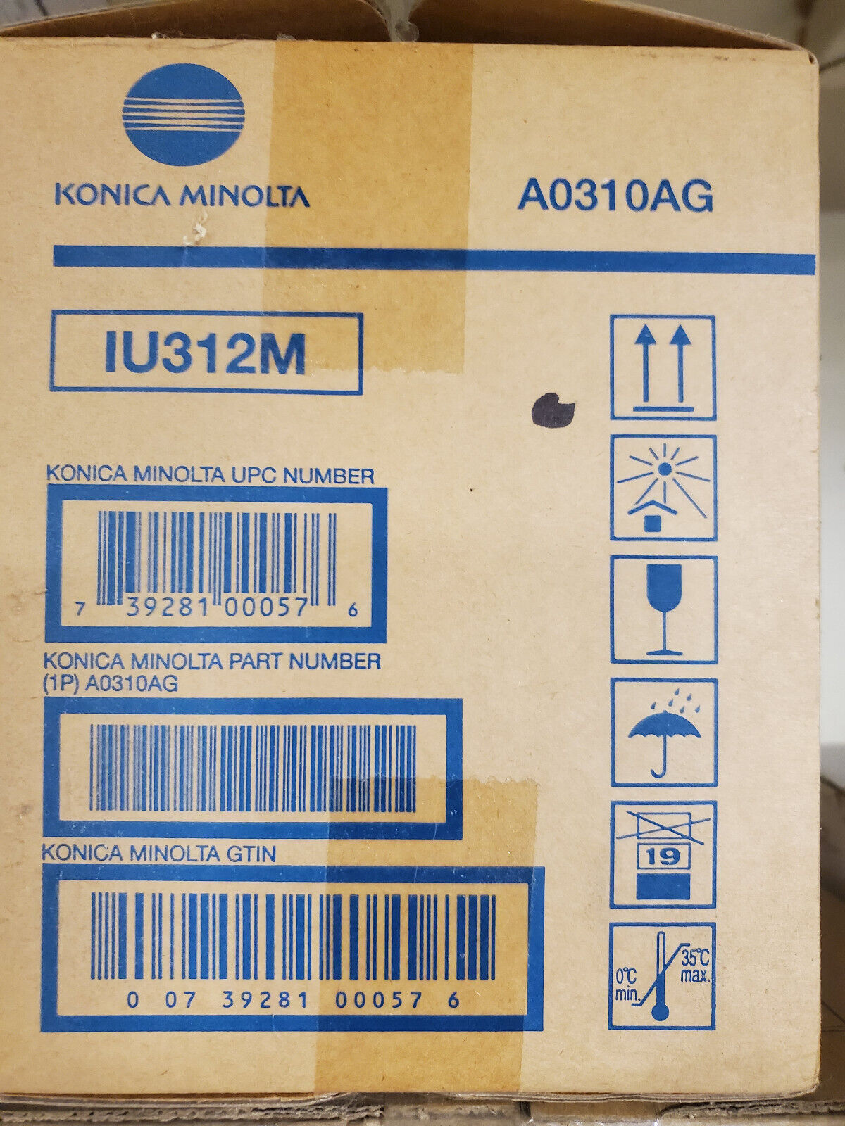 Konica Minolta IU312M Bizhub C20/C30 Series Imaging Unit Magenta A0310AG
