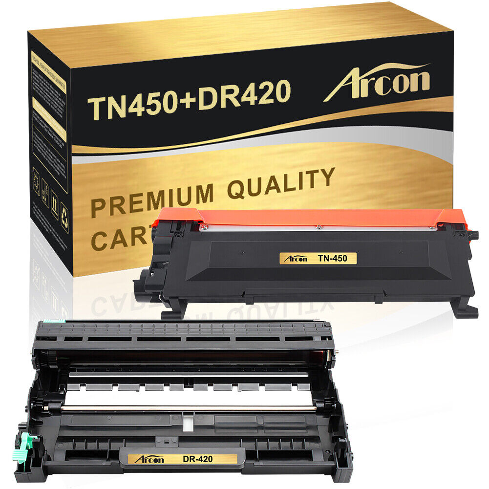 TN450 Toner & DR420 Drum Compatible for Brother HL-2230 HL-2280DW MFC-7860DW Lot