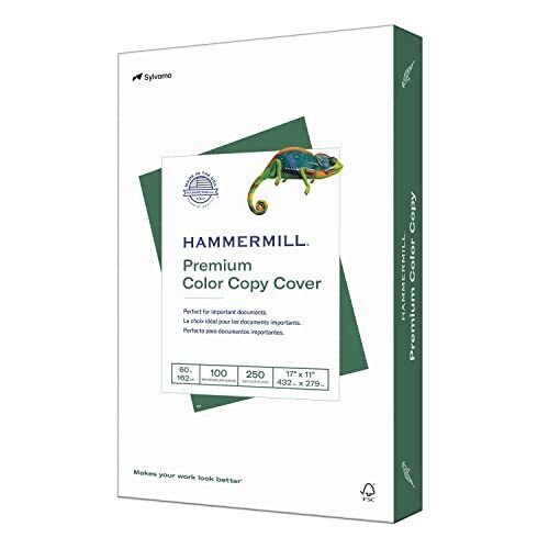 Hammermill Cardstock, Premium Color Copy, 60 lb, 11 x 17-1 Pack (250 Sheets) ...