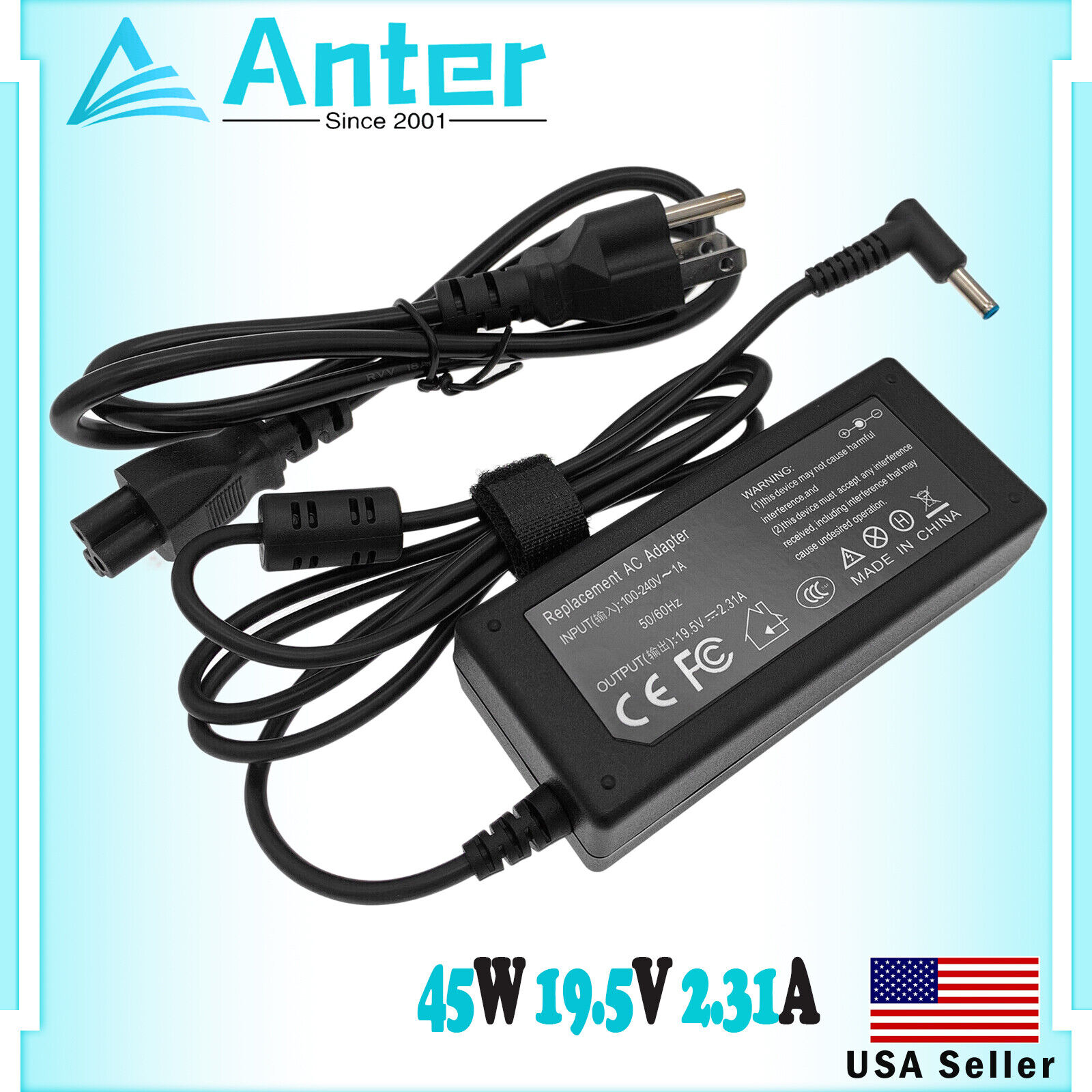 For HP Pavilion 15-cc1xx 15-cc0xx 15-cc6xx 45W Power Supply AC Adapter Charger