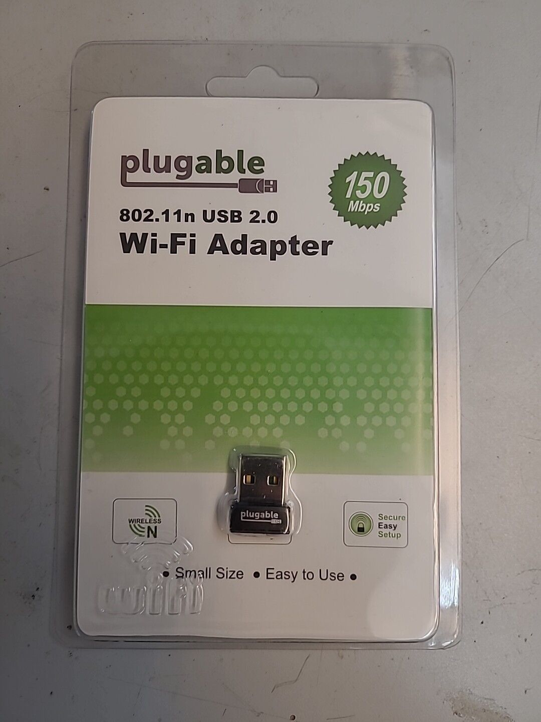 Plugable 802.1n USB 2.0 Wi-Fi Adapter Model USB-WIFINT
