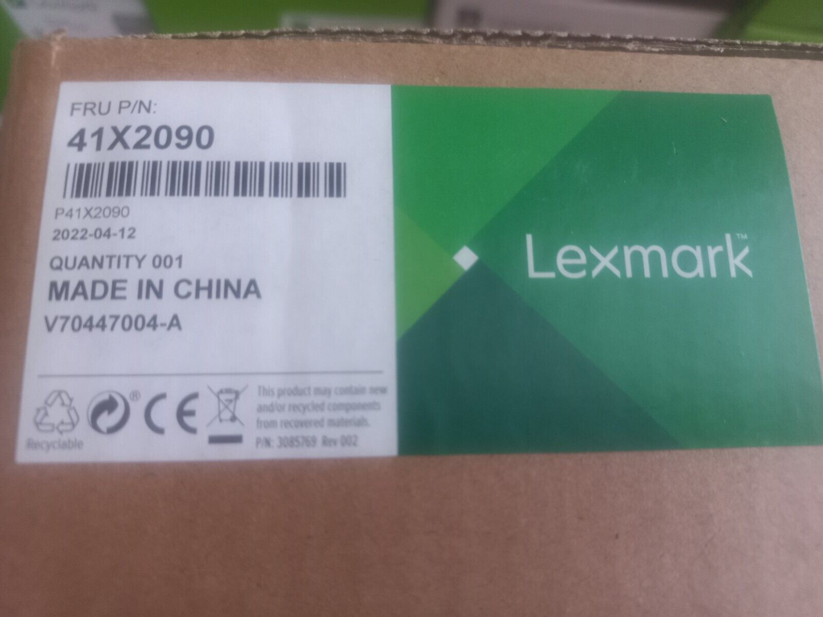 Lexmark 41X2090 ITU TRANSFER Maintenance Kit CS921 923 CX921 922 924 912 CS921