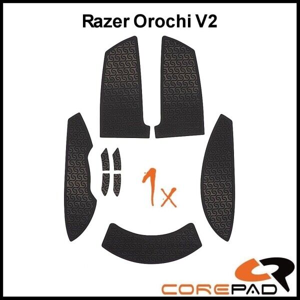 Corepad Soft Grips black Razer Orochi V2 Self-Adhesive Mouse Grip Tapes Sticker