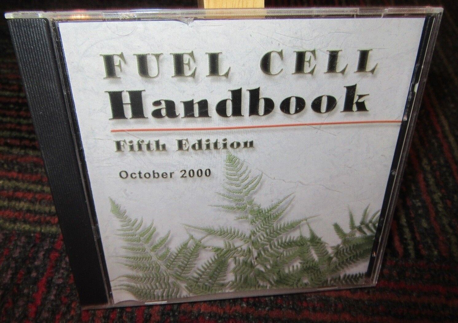 FUEL CELL HANDBOOK 5TH EDITION OCT. 2000 PC CD-ROM, U.S. DEPT OF ENERGY, WIN 98