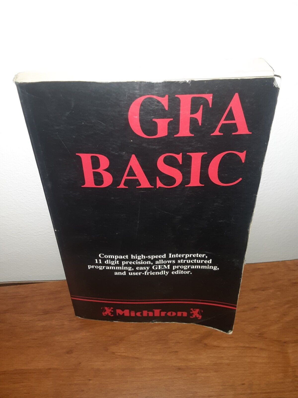 MichTron GFA BASIC Atari ST Programming Language Book 1986 2nd Edition PB
