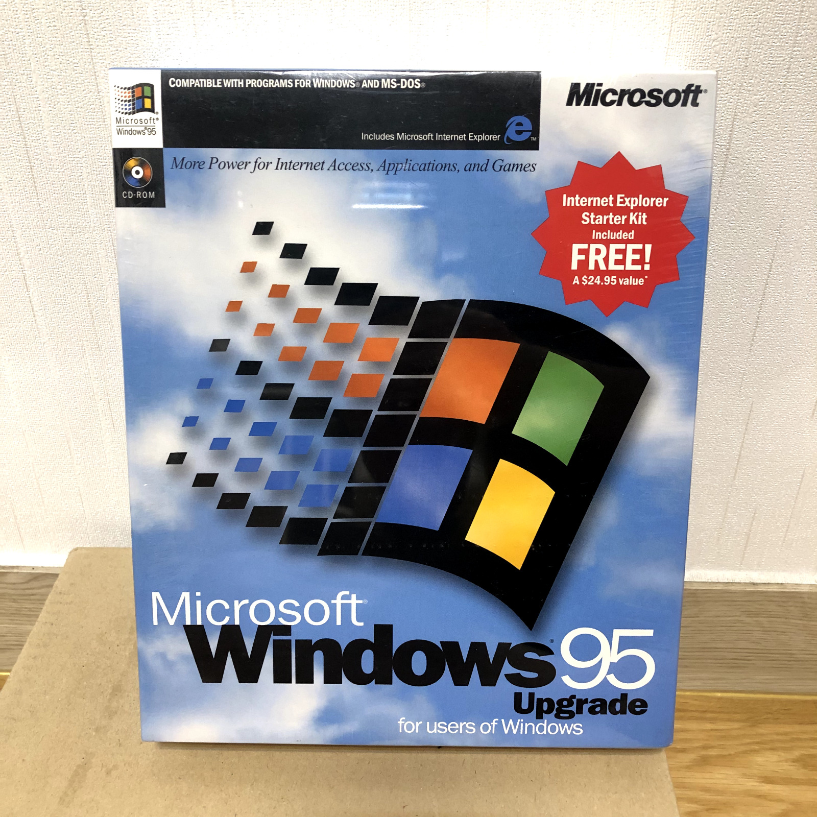 Vintage 1995 Microsoft Windows 95 Upgrade / Brand New SEALED