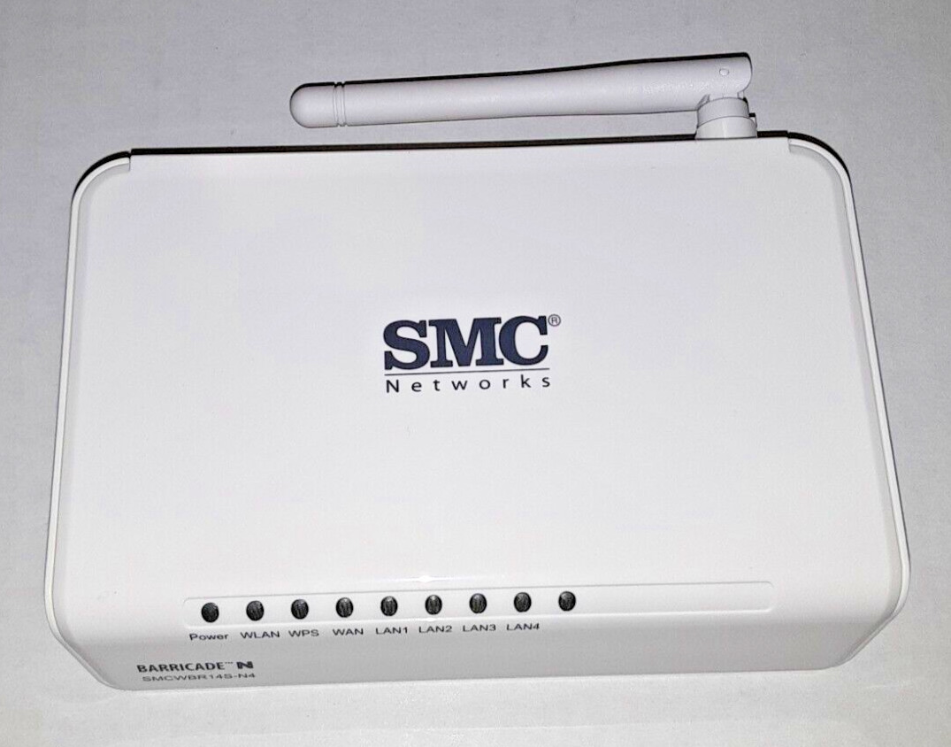 SMC NETWORKS SMCWBR14S-N4    Barricade N  - 4 Port Wireless Broadband Router