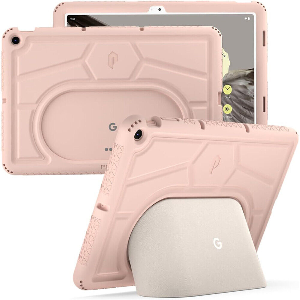 For Google Pixel Tablet Case Poetic Kids Friendly Drop Protection Cover Pink