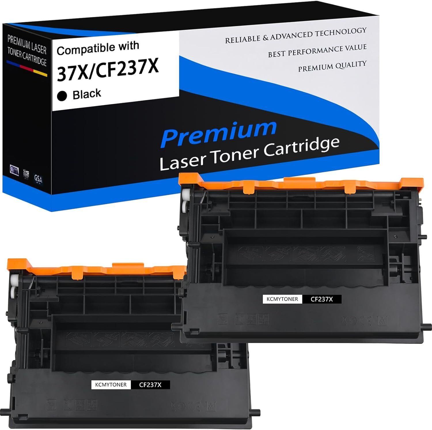 37X Replacement for HP CF237X Toner Cartridges Work w/ M607 M608  M609 M631 M632