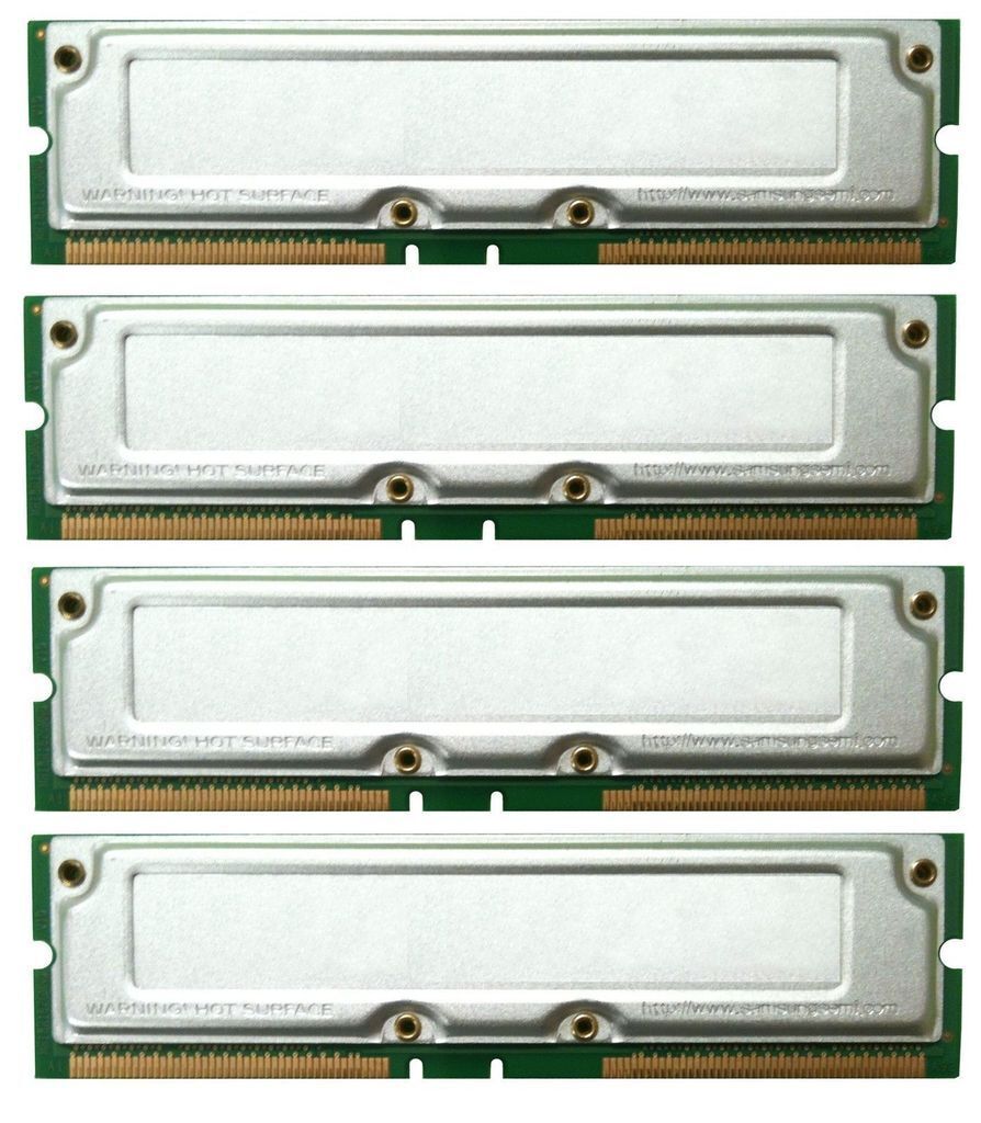 Dell Dimension 8200 8100 RDRAM PC800-45 2GB (4 x 512MB) TESTED