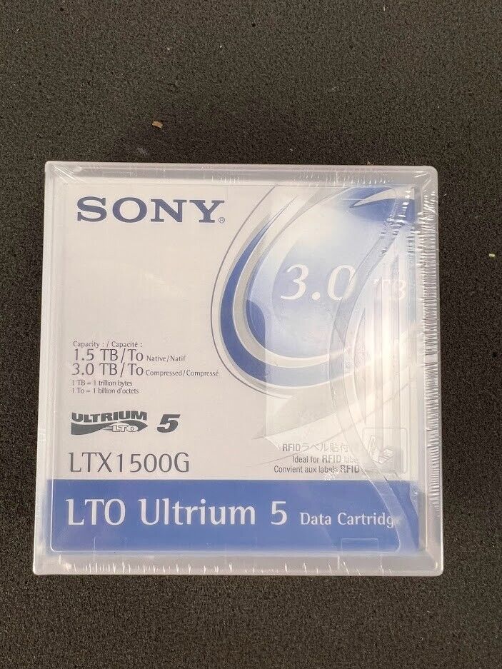 lot of 51 Sony LTO Ultrium 5 Data Cartridge 3TB LTX1500G