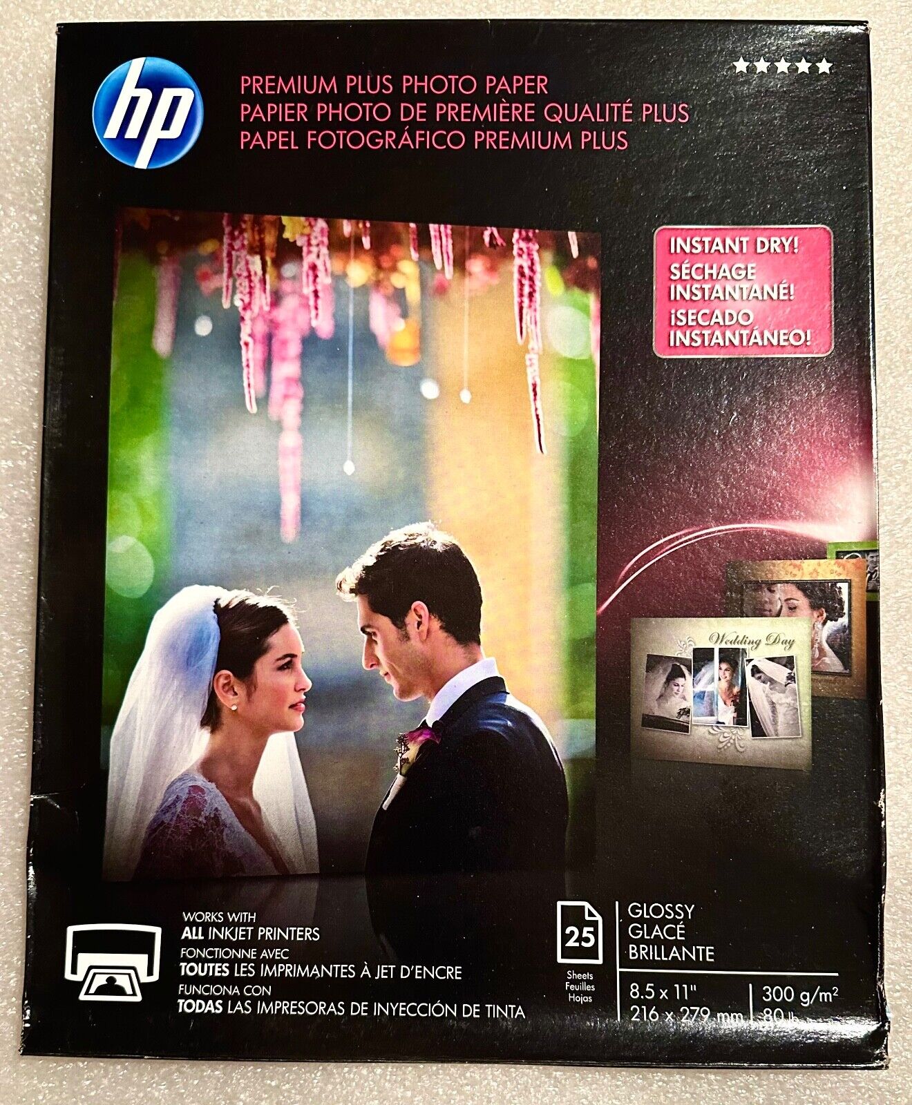 HP Premium 8.5 x 11 Photo Paper Bundle (3) Gloss (1) SoftGloss  (4) 25 Sheet Pks