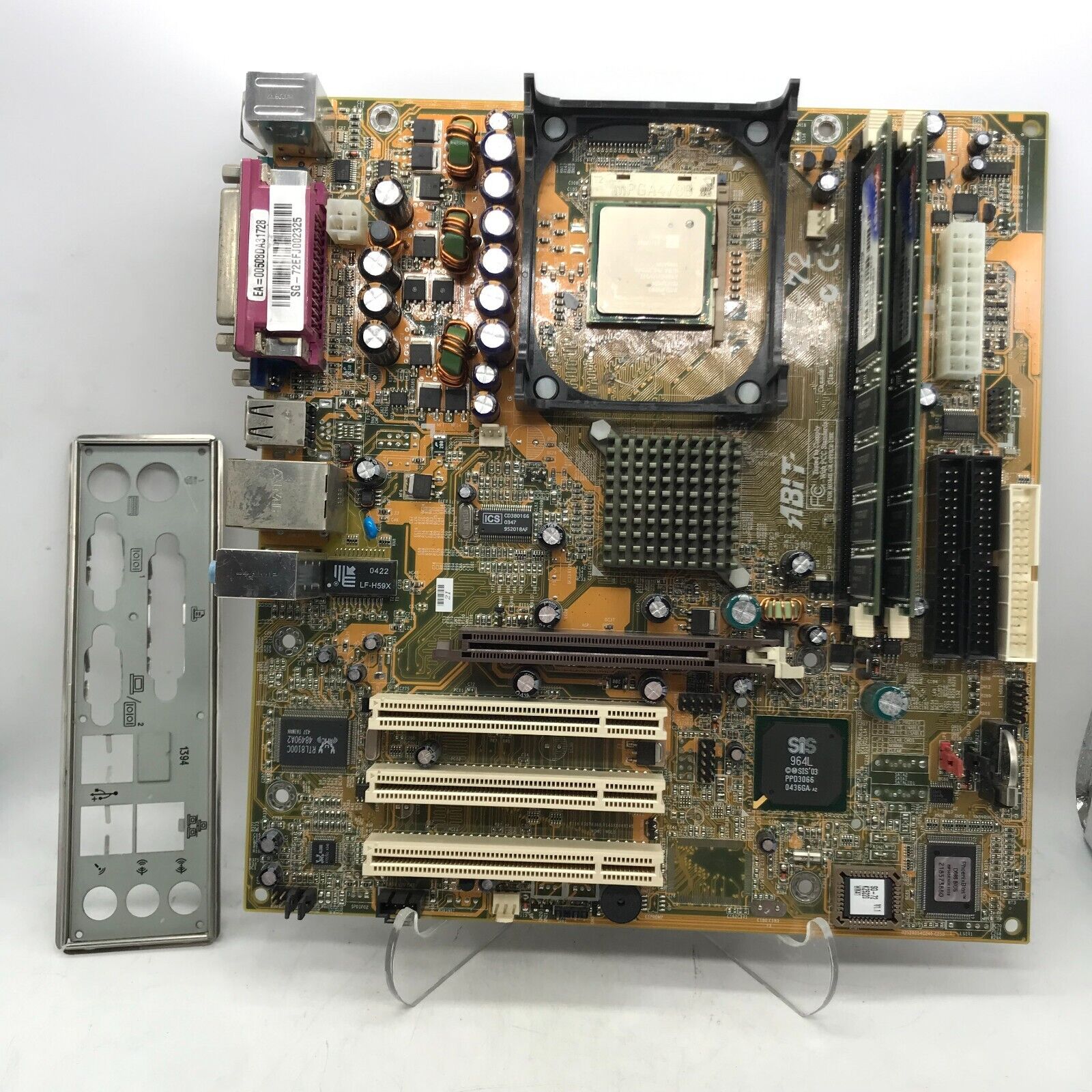 ABit SG-72 Motherboard Socket 478 661FX 1GB DDR mATX Intel Pentium 4 2.40GHz