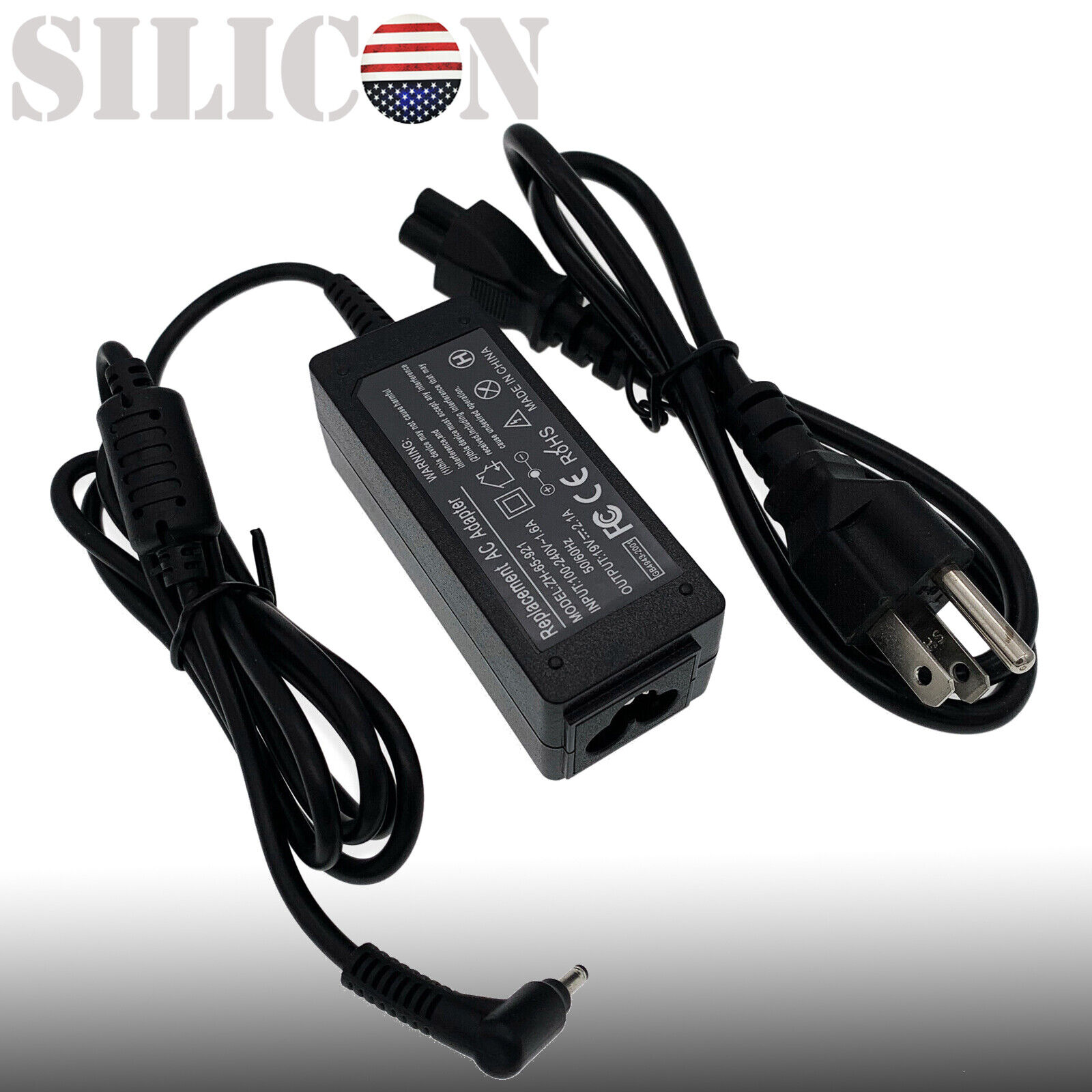 New 40W 19V 2.1A AC Adapter Charger For Samsung ATIV Book 9 Lite NP905S3G-K06CA
