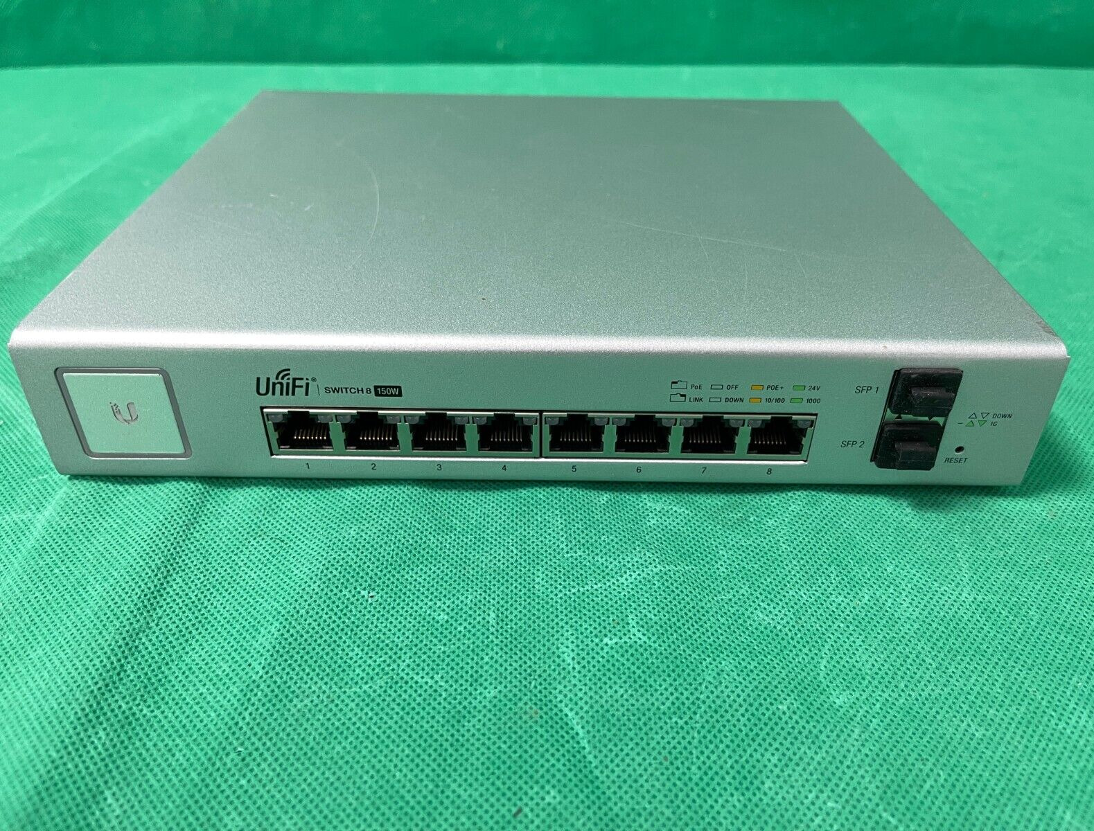 Ubiquiti US-8-150W UniFi 8-Port Network Switch *PLEASE READ / FOR PARTS*