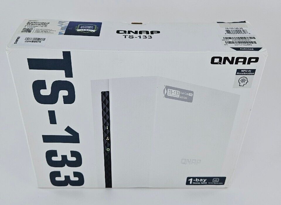 QNAP TS-133 SAN/NAS Storage System TS133US