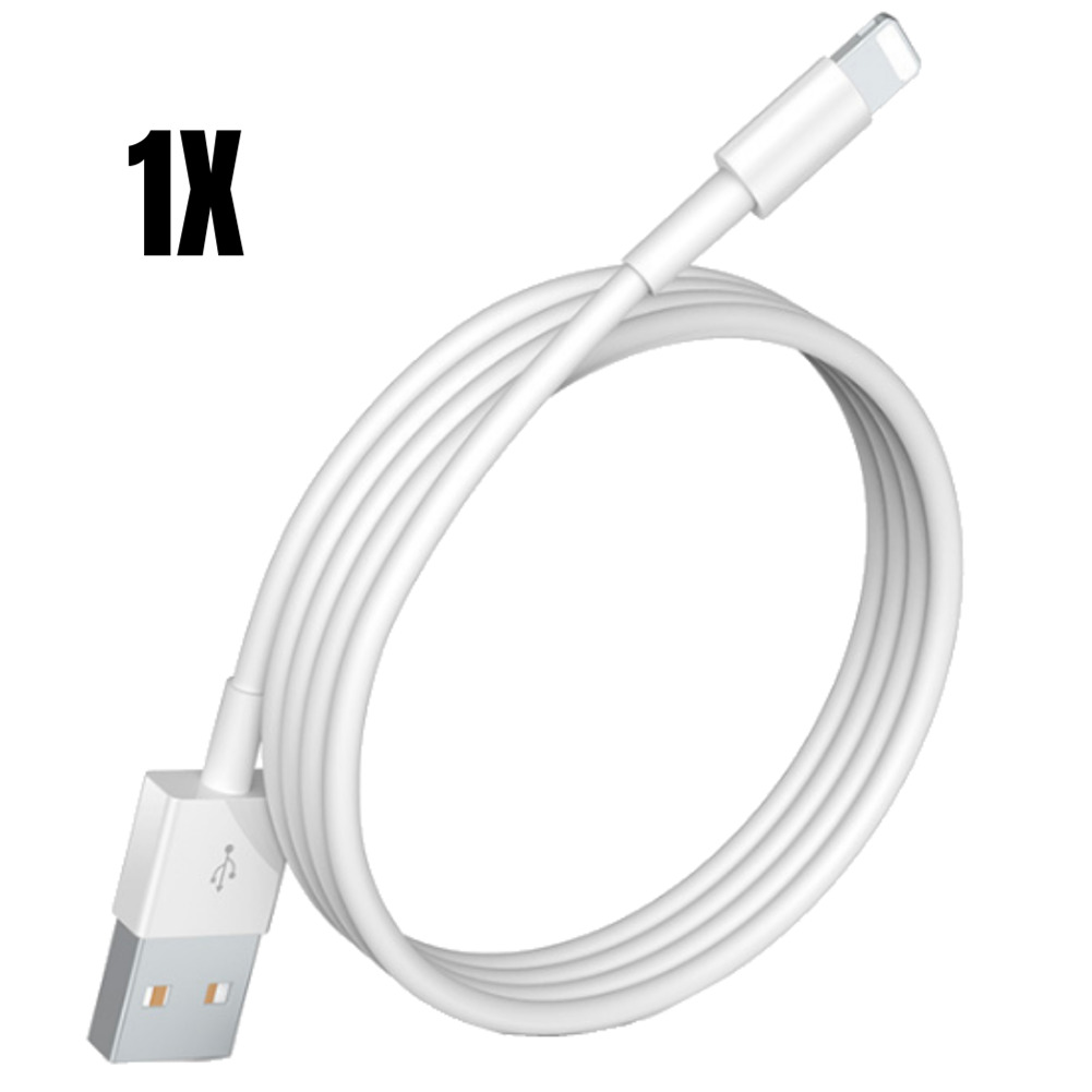 Lot For iPhone 6 7 8 XR iPad Charger Power Adapter Charging USB Cable Cord 3/6ft