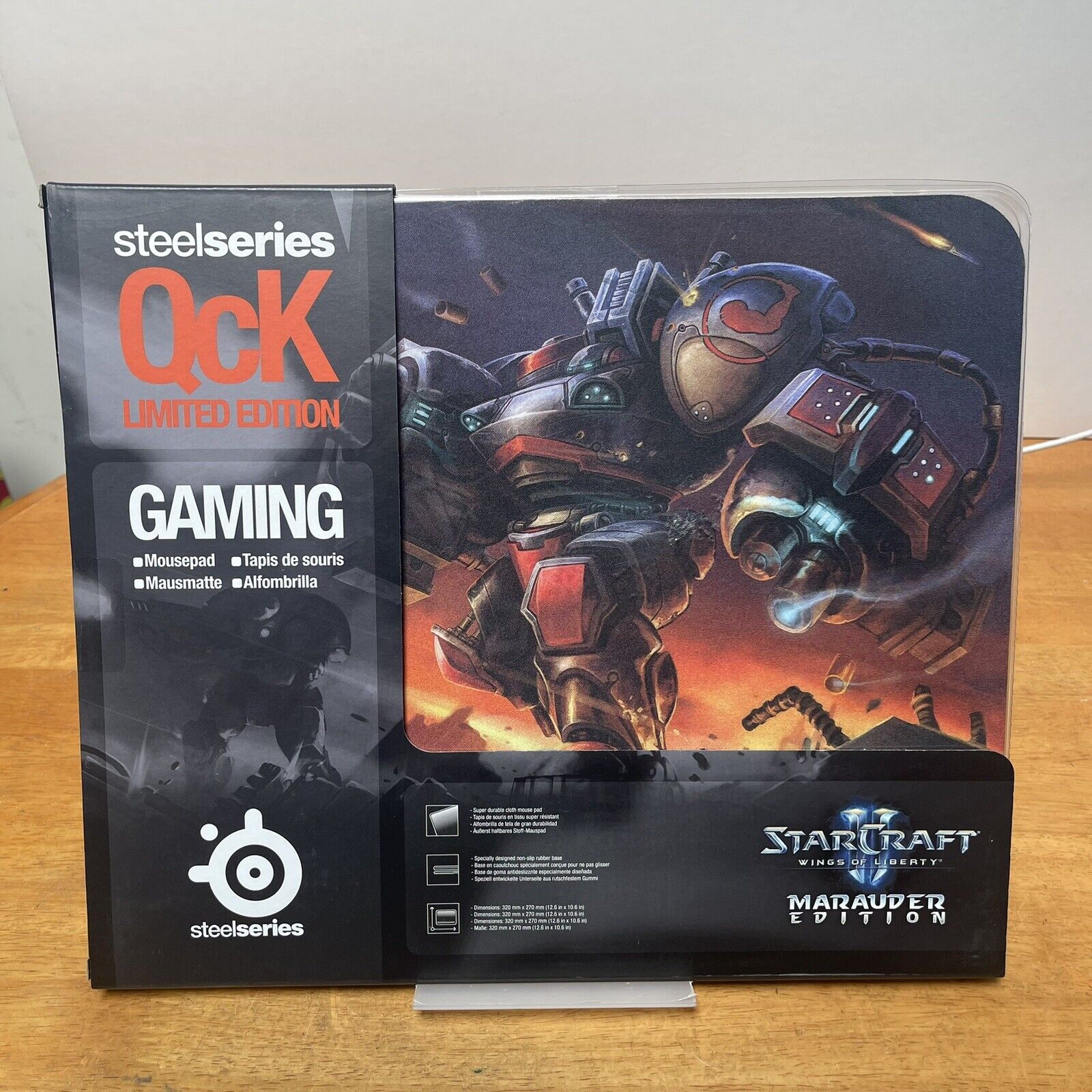 NEW ✅ SteelSeries QCK Limited Edition Gaming Mouse Pad Starcraft Marauder