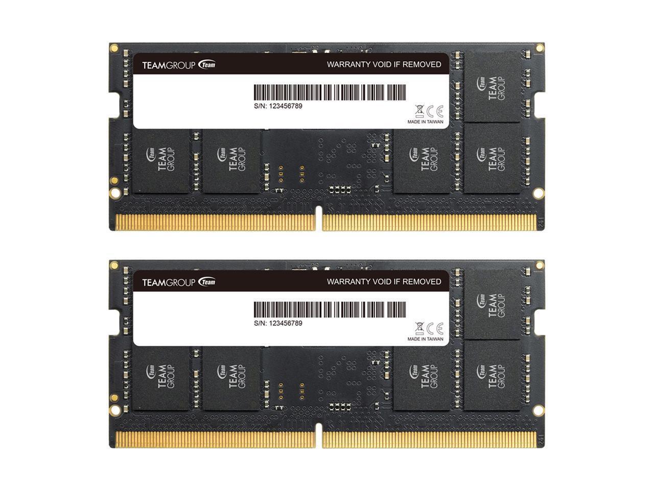 Team Elite 16GB (2 x 8GB) 262-Pin DDR5 SO-DIMM DDR5 4800 (PC4 38400) Laptop Memo