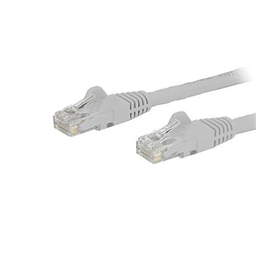 StarTech.com 9 ft White Cat6 Cable with Snagless RJ45 Connectors - Cat6 Ethernet