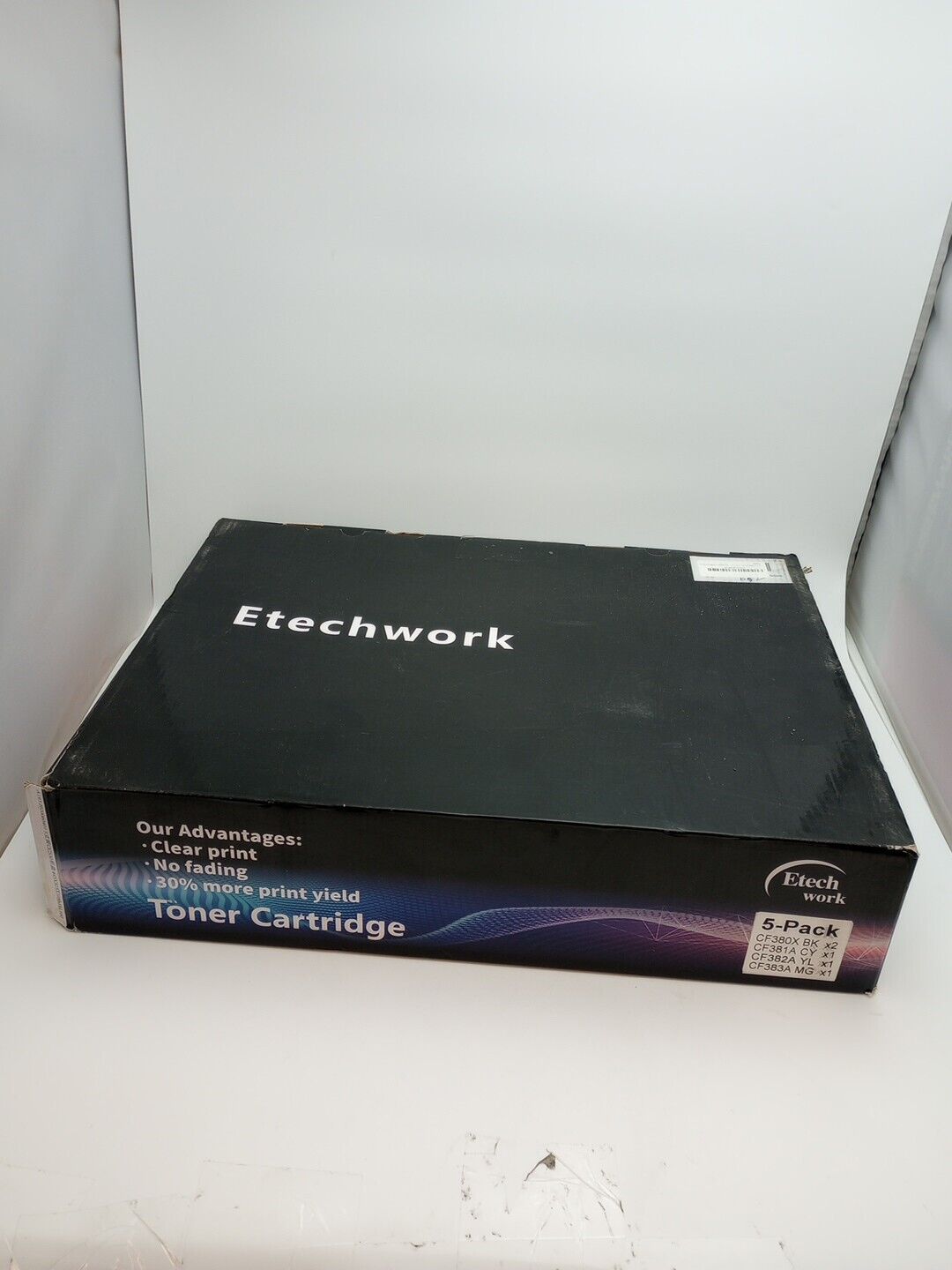 ETECHWORK  canon compatible toner 2BK 1YL 1CY 1MG 5 pack NEW OPEN BOX GDC2
