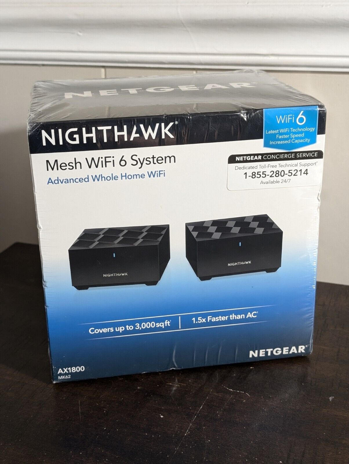 New Sealed Netgear Nighthawk Mesh WiFi 6 System Whole Home Router AX1800