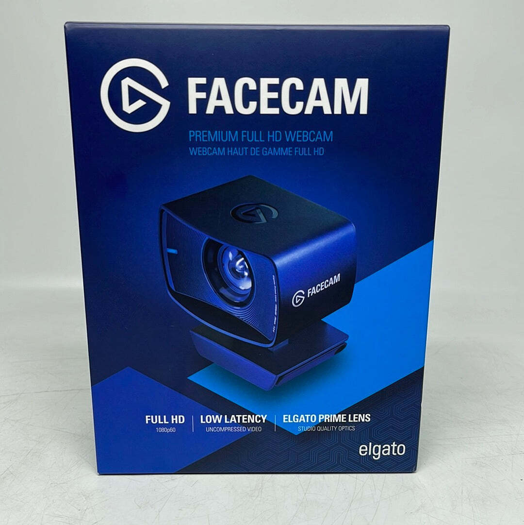New Elgato Facecam Full HD 1080 Webcam For Video Conferencing And Streaming