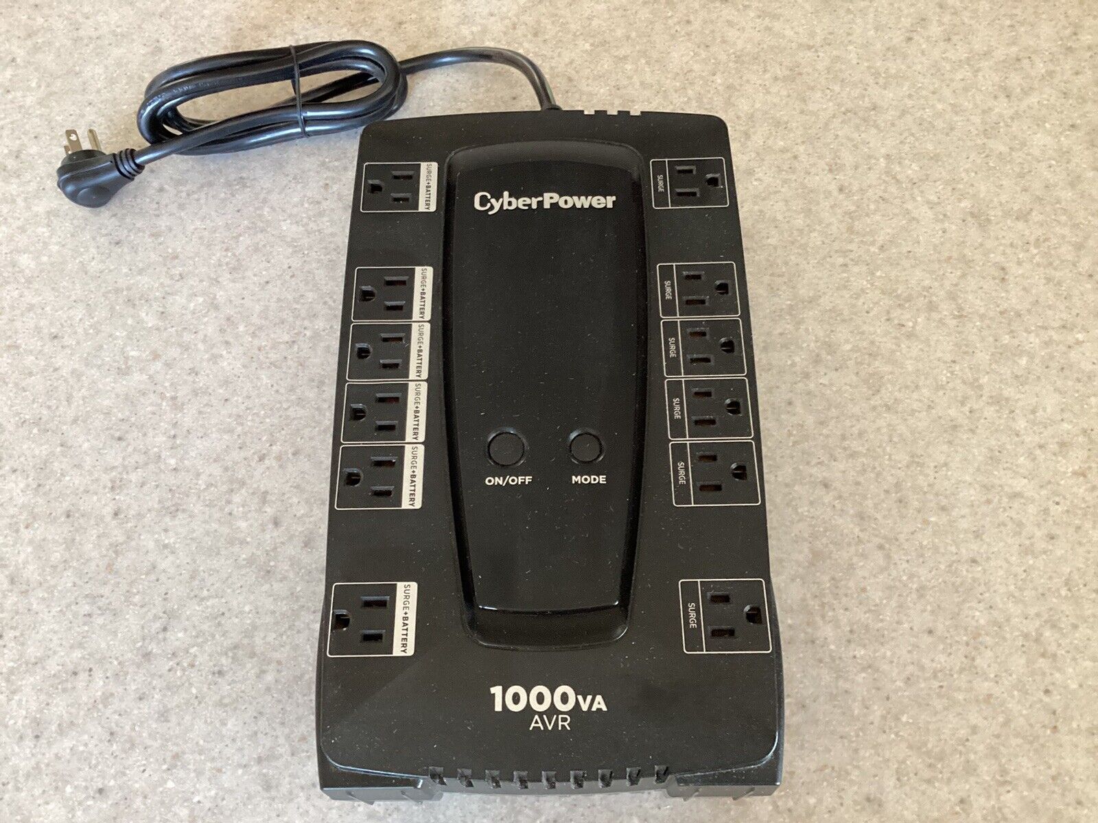 CyberPower LE1000DG-R 1000VA 12-Outlet LCD Display UPS.   See Full Description.