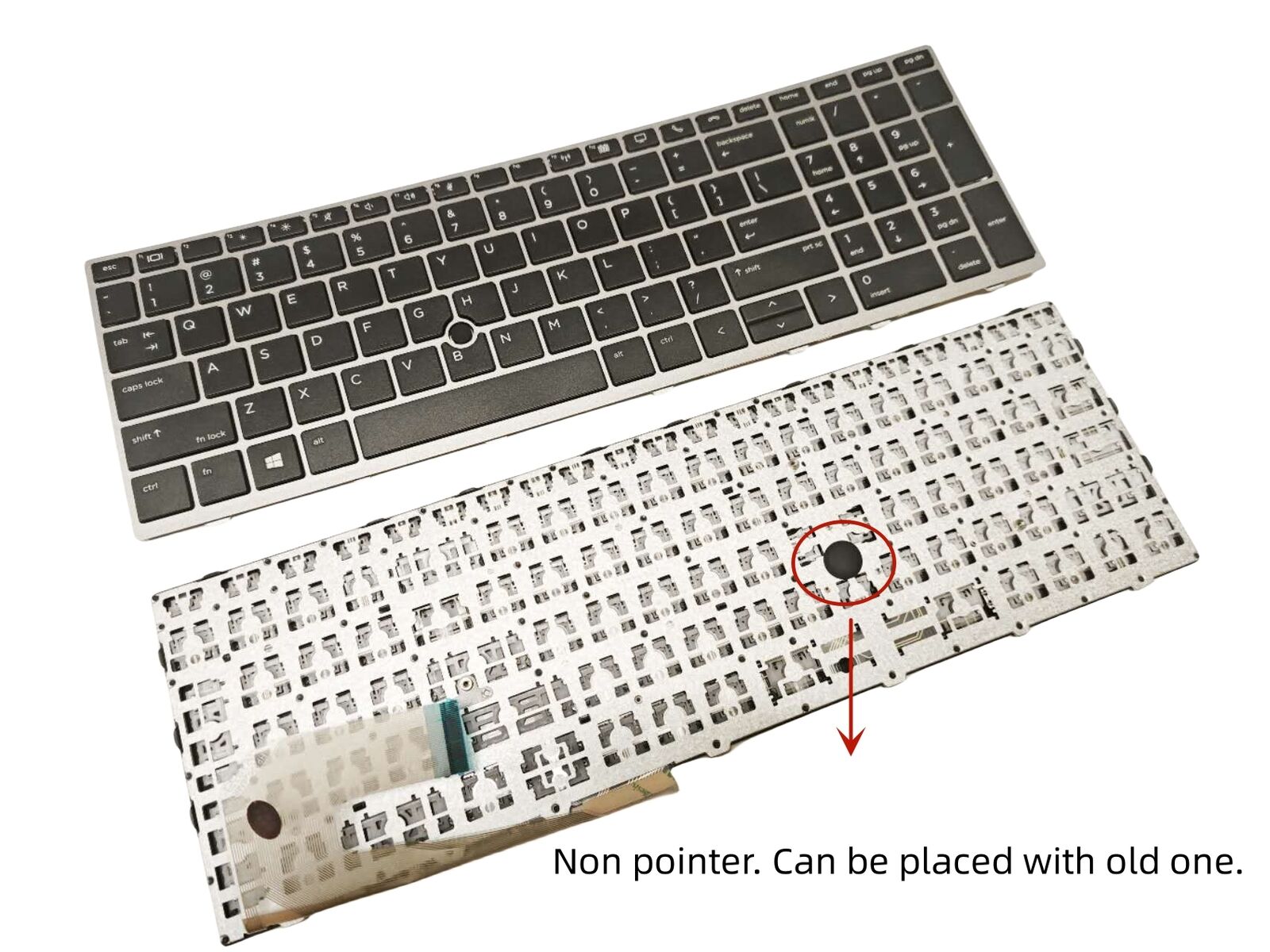 New US Keyboard Non Backlit for HP Elitebook 750 755 850 855 G5 750 G6 850 G6