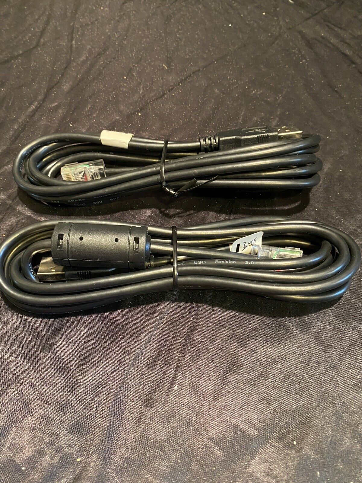NEW Lot (2) Space Shuttle-C USB Cable E101344 Style 2725 60°C 28Awg 30V