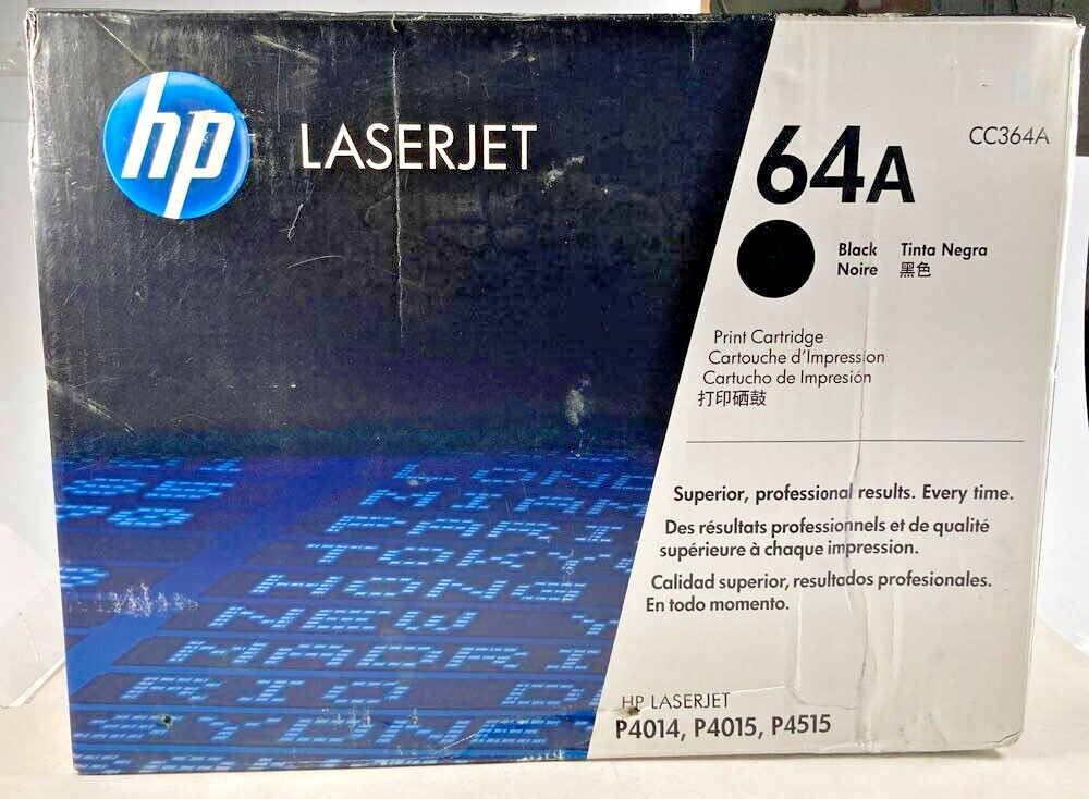 Genuine HP 64A CC364A Black Toner for LaserJet P4014 P4015 P4515