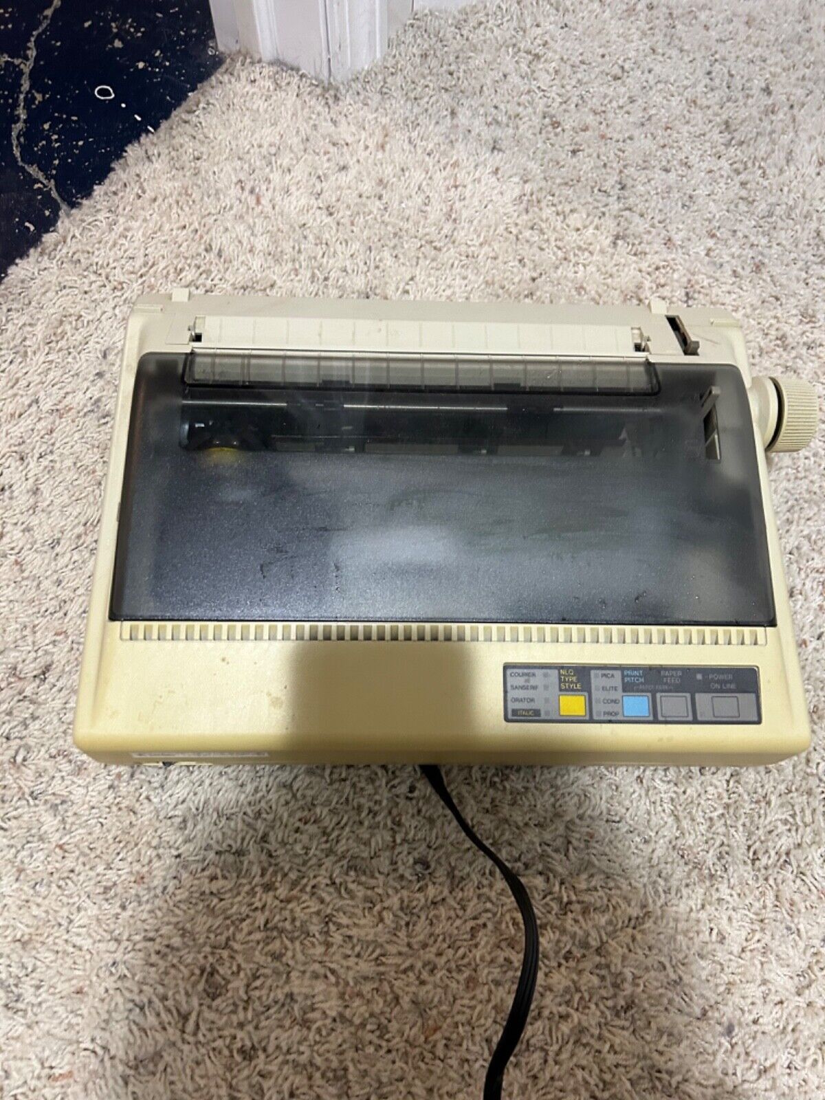 Vintage STAR NX-1000 Commodore C128/C64 dot matrix printer powers up as is
