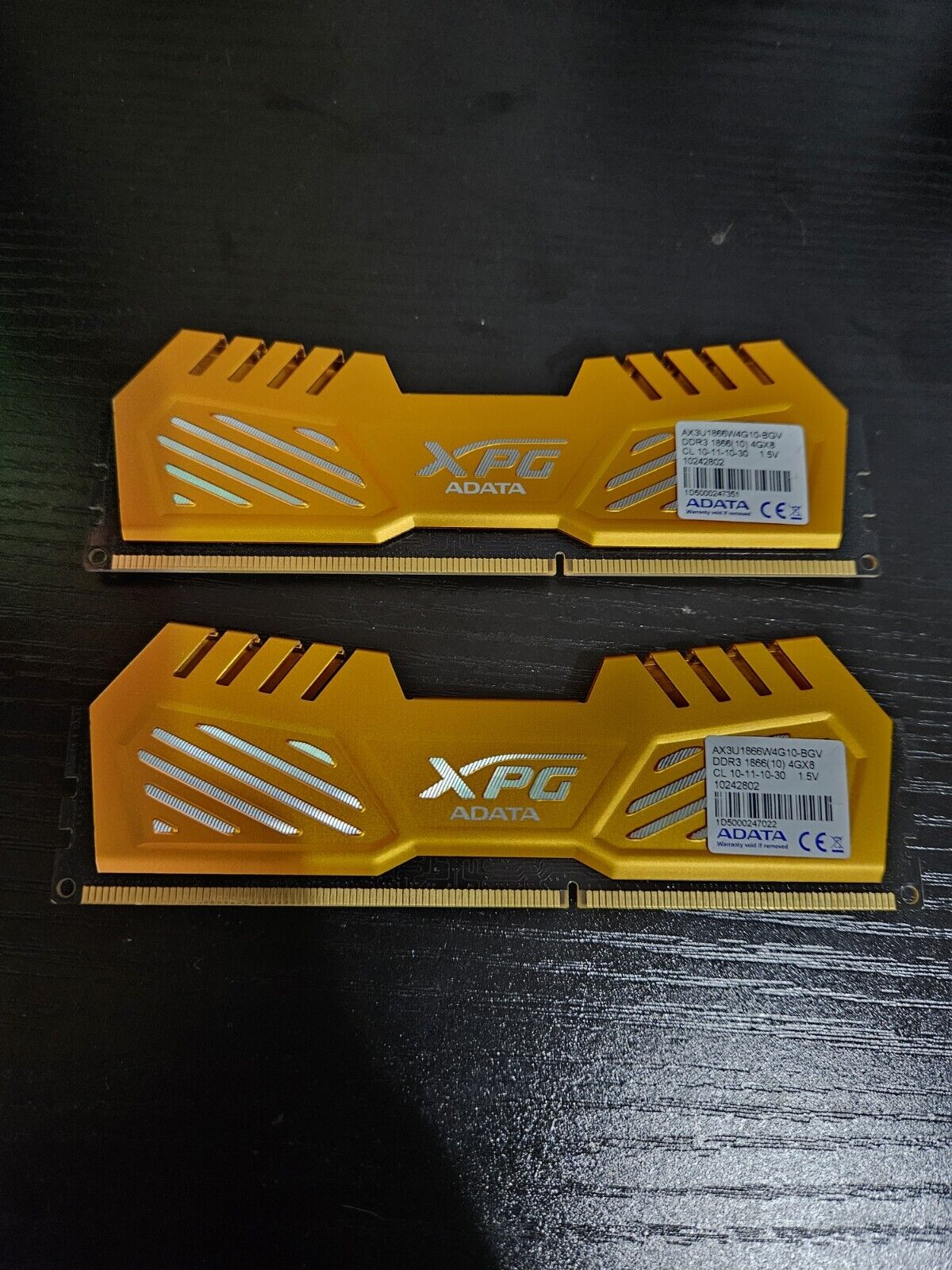 Adata XPG 4GB DDR3 1866MHz Desktop Memory RAM AX3U1866W4G10-BGV (2x4GB) 8GB  bol