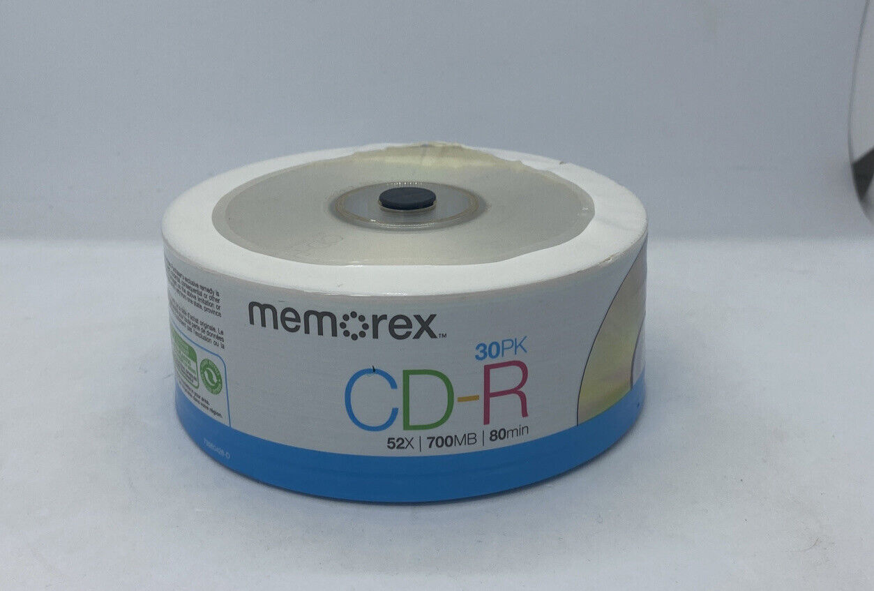 Memorex CD-R 700MB 52x Recordable Discs Spindle 30-Pack