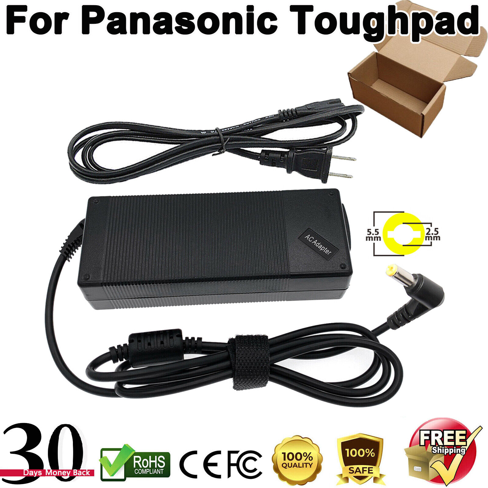 16V AC Power Adapter Charger Cord For Panasonic Toughpad FZ-G1 FZ-M1 4K Tablet