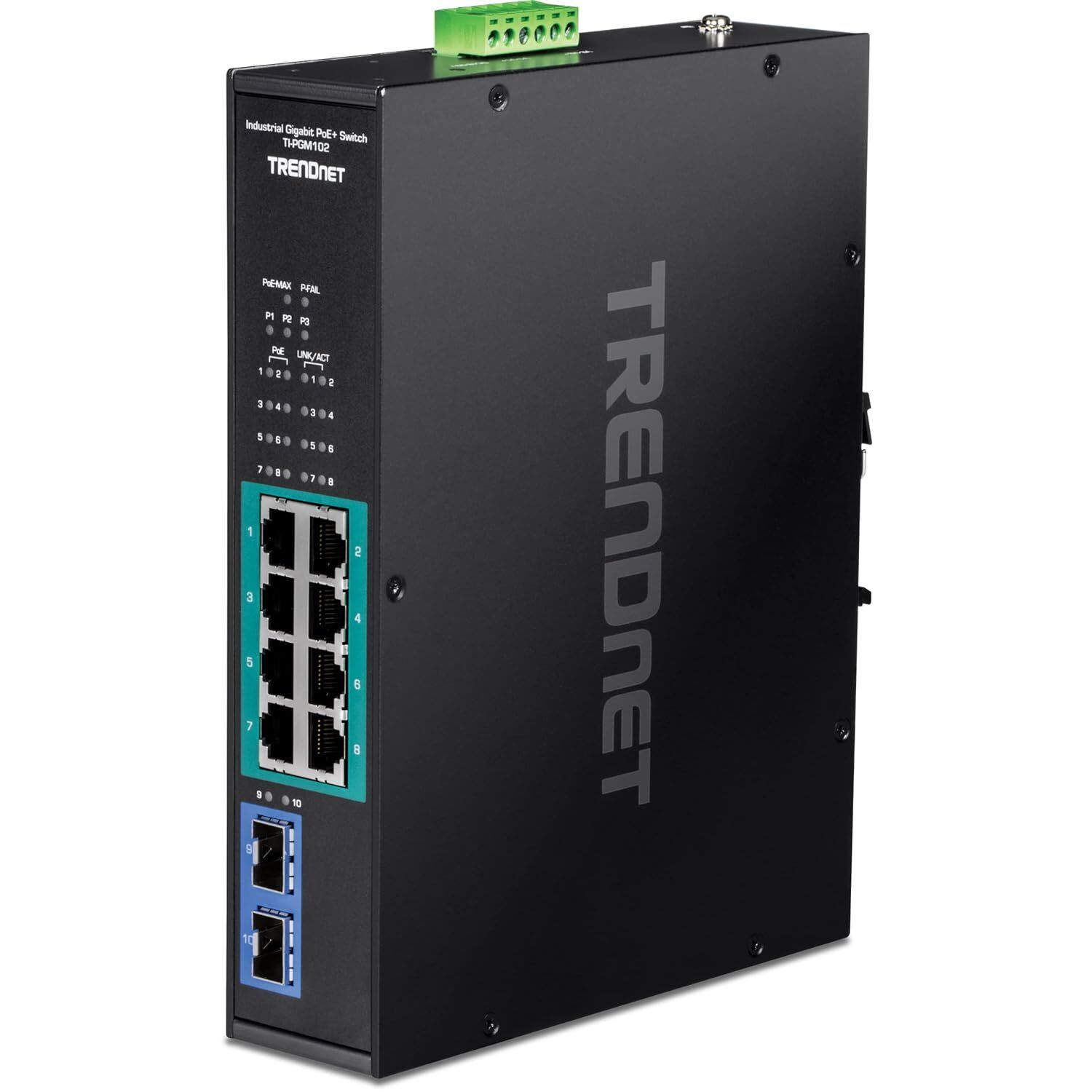 TRENDnet 10-Port Industrial Gigabit PoE+ Switch, WideTemperature Range -20� �