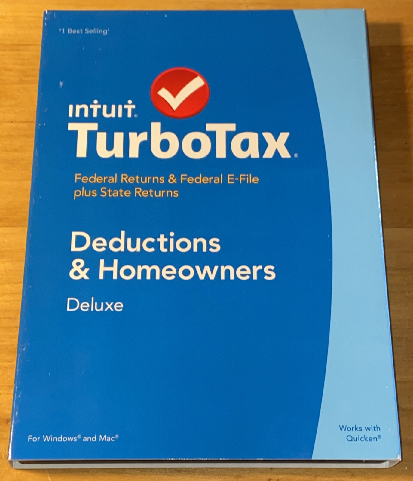 2014 TurboTax Deluxe Federal & STATE Turbo Tax New Factory sealed CD  Retail Box