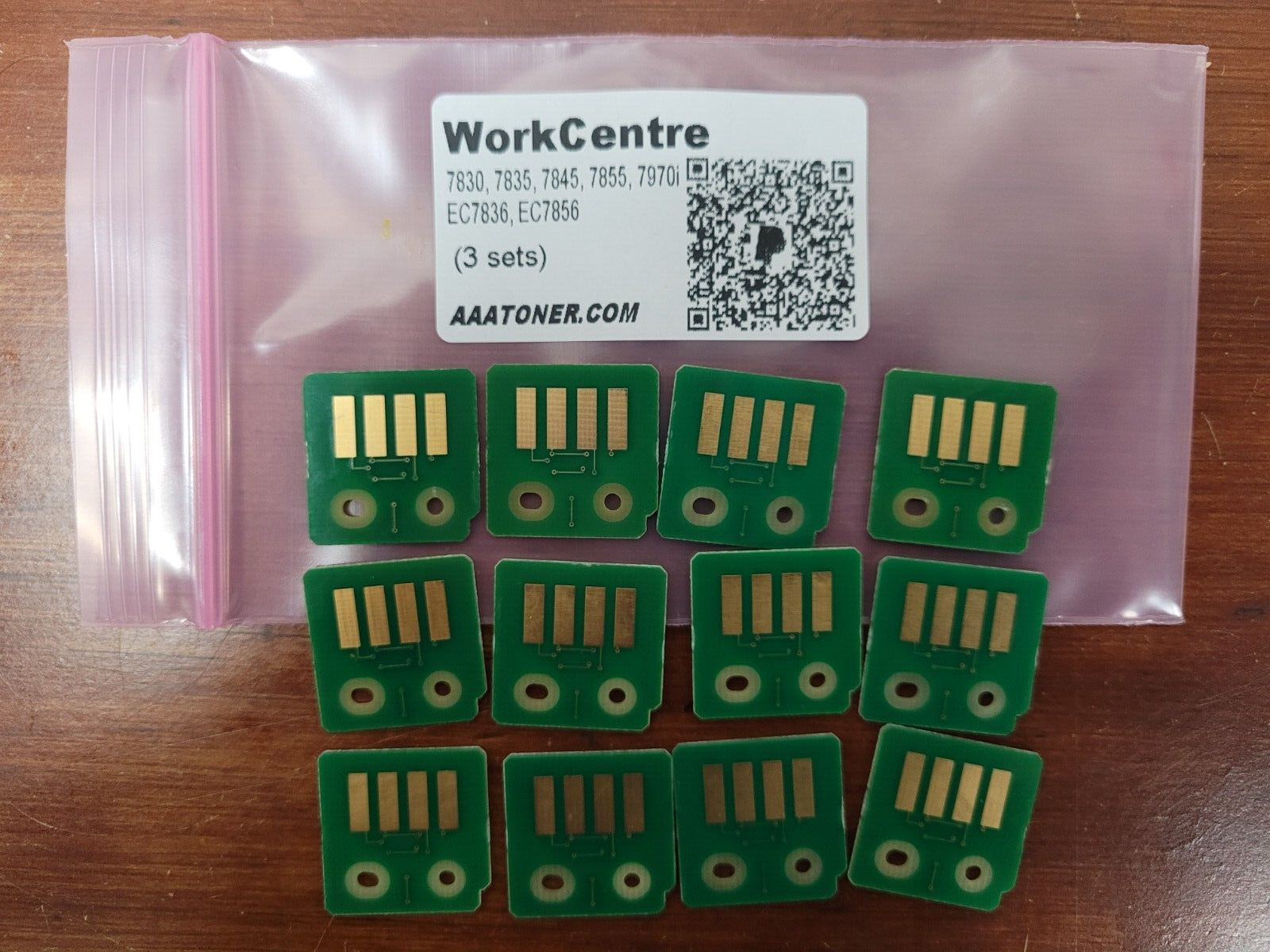 12 x Toner Chip for Xerox WC 7830 7835 7845 7855 7970 7970i Refill