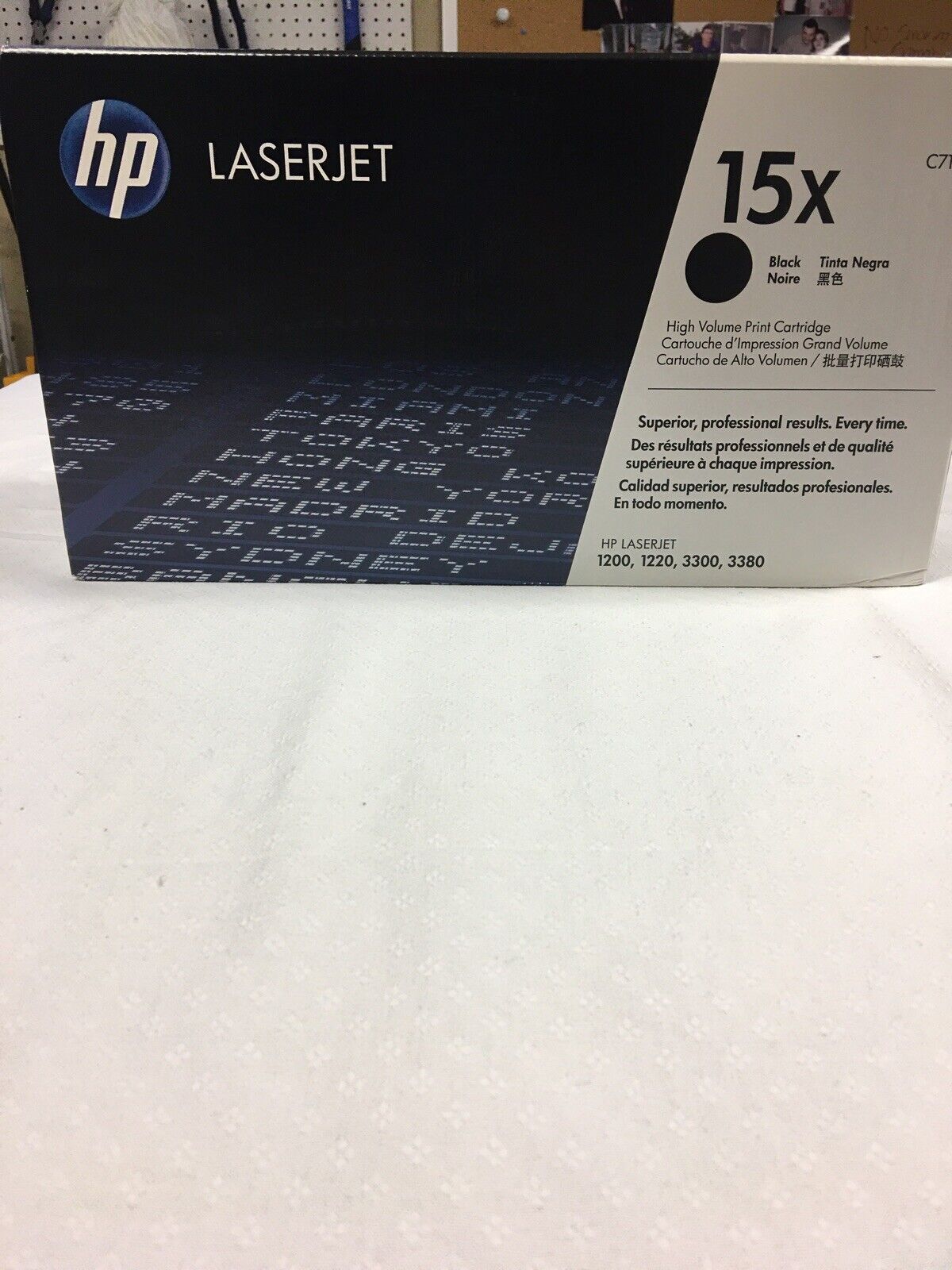 New HP LaserJet 15x Genuine OEM C7115X Ink Toner Cartridge Black official NIB