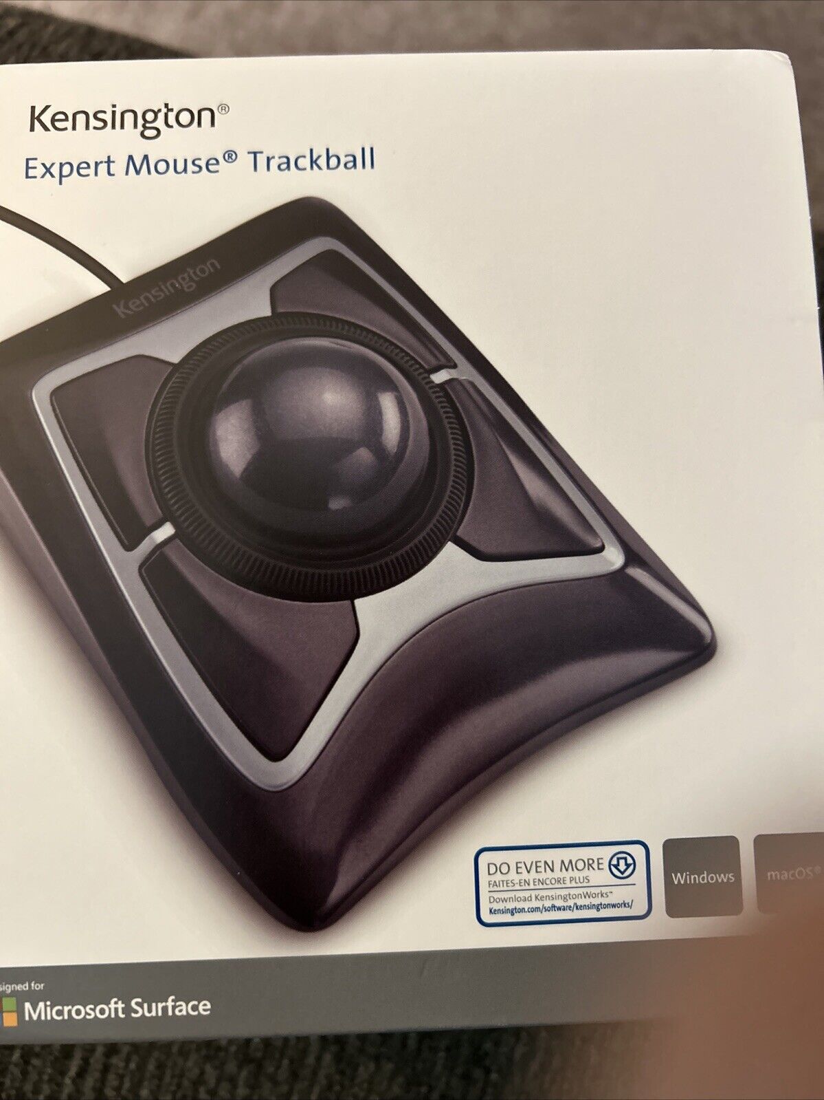 Kensington Expert Trackball Mouse, Wired, A12315D, More Accurate, Comfortable.