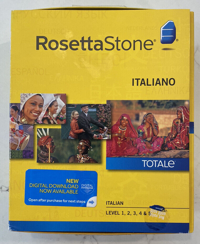 Rosetta Stone Italian Level 1-5 Set (Retail) (1 User) - Full Version