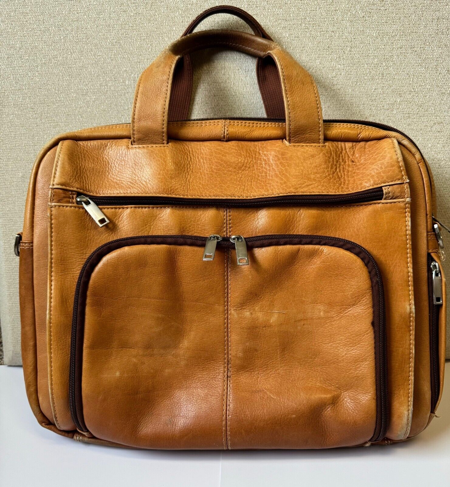 Wilsons Leather Briefcase Laptop Bag Satchel