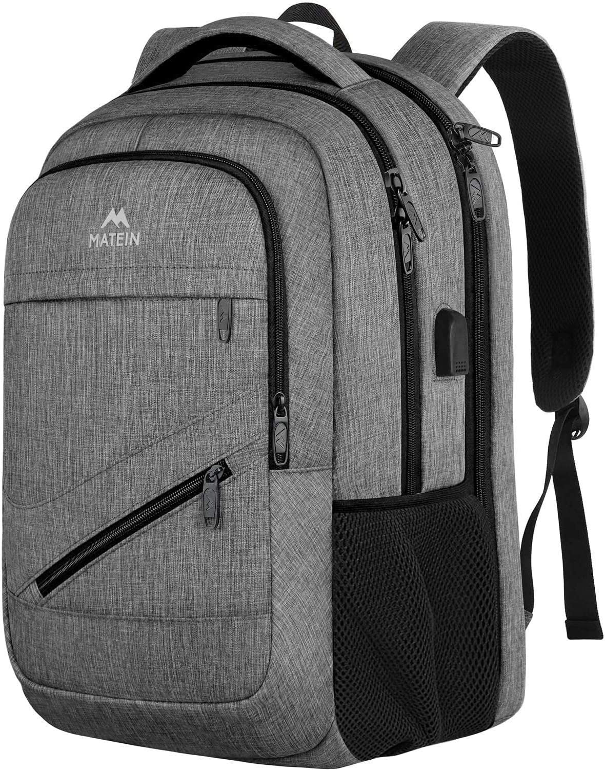 MATEIN Travel Laptop Backpack 17 Inch Business Flight Approved Carry on Backpack
