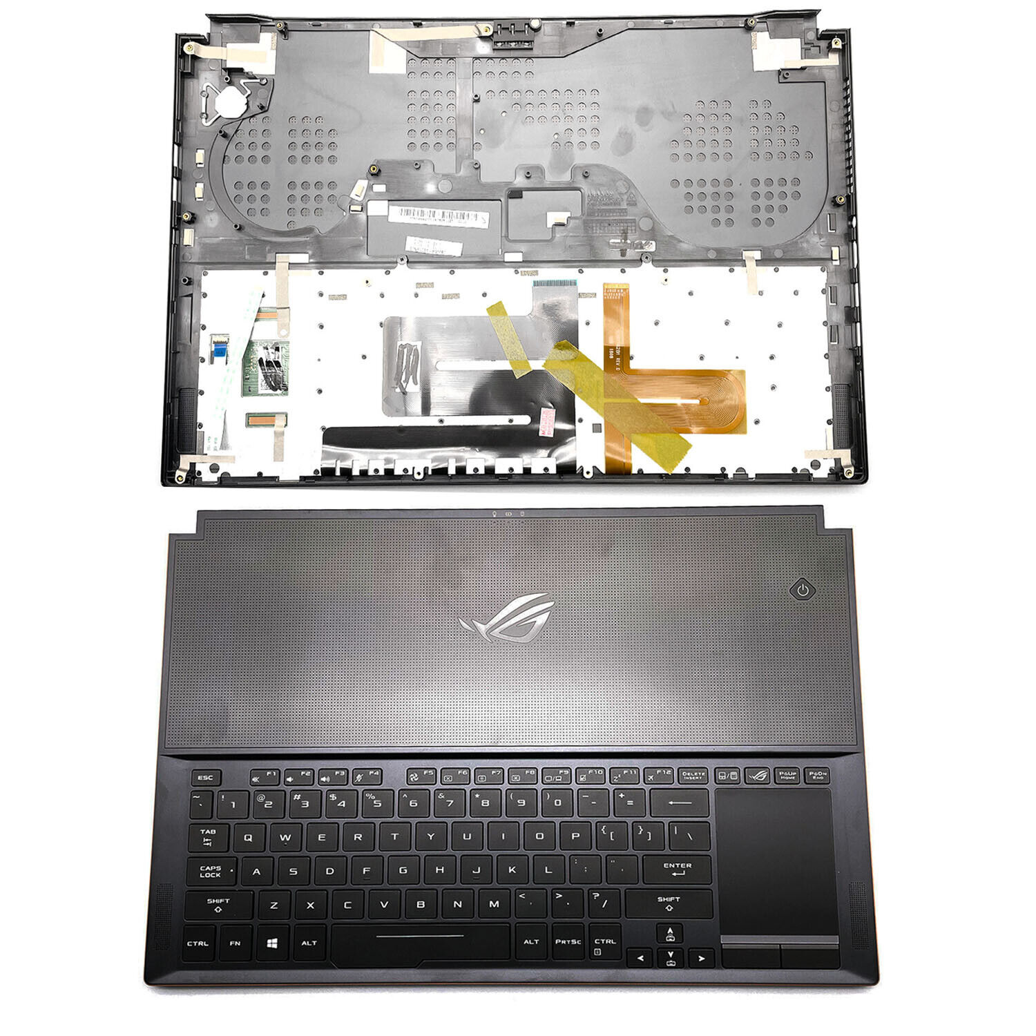 US Palmrest RGB Backlit keyboard Black For Asus GX501V GX501VI GX501VS GX501VSK