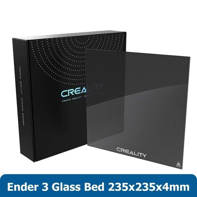 Creality Ender 3 Carborundum Glass Bed Upgraded Build Surface Plate, 235x235x4mm